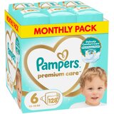 Pampers Premium Care pelene (mesečni box), veličina 6, 13-18 kg, 128 kom | ePonuda.com
