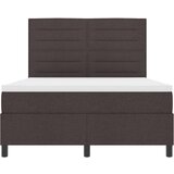 Box Spring Krevet s madracem Tamnosmeđa 140x190 cm Tkanina | shoptok.hr