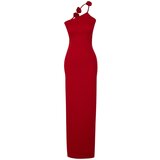 Trendyol Limited Edition Red Fitted Evening Long Evening Dress | Shoptok.si