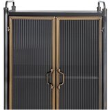 Ixia Crna metalna vitrina 58x150 cm Brick – | shoptok.hr