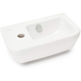 Vitra 7090-003-0028 Integra 37 x 22 cm leva izvedba keramični umivalnik z odprtino za armaturo | Shoptok.si