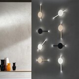  Ondaluce - LED prigušiva zidna svetiljka JAMES LED/16W/230V crna | Eponuda.com