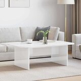  Stolić za kavu Visoki sjaj bijela 93 x 53 x 33 cm Konstruirano drvo | shoptok.hr