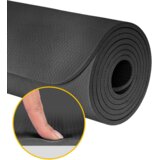 Rebel Active prostirka za gimnastiku za jogu, pilates, fitness, 200x115cm, debljine 1cm, TPE materijal, crna | shoptok.hr