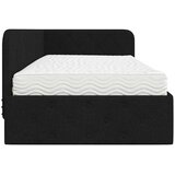  Kutni okvir kreveta Crna 90 x 190 cm tkanina | shoptok.hr