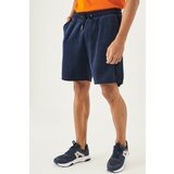 ALTINYILDIZ CLASSICS Men's Navy Blue Standard Fit Regular Cut Towel Shorts cene