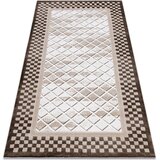 RugsX Preproge Preproga AKRIL VALS 103 Geometrija, okvir prostors 100x200 cm Bež | Shoptok.si