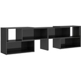 TV ormarić visoki sjaj sivi 149 x 30 x 52 cm konstruirano drvo | Eponuda.ba