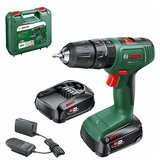 Bosch akumulatorska vibraciona bušilica-odvrtač EasyImpact 18V-40 sa 2x 18V 2.0 Ah akumulatora i punjačem 06039D8108 Cene