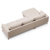 Micadoni Bež kotna sedežna garnitura (levi kot/z ležalnikom) Naomi – | Shoptok.si
