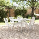  Set od 4 Bijela Lijevani aluminij 150 cm x 90 cm x 72 cm | shoptok.hr
