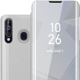 Cadorabo Ohišje, združljiv s Samsungom v Agate Silver - Clear View Zrcalo Zaščitni pokrov s funkcijo stojala 360 stopinj zaščita, (20566930) Cene
