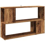 vidaXL Knjižna omara starinski les 100x24x63 cm iverna plošča | Shoptok.si