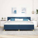  vzmetnica z box springom modra 200x200 cm tkanina, (22081117) | Shoptok.si