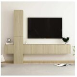  5-dijelni set TV ormarića boja hrasta sonome od iverice | shoptok.hr