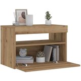 vidaXL Noćni ormarić s LED svjetlima Artisan hrast 60x35x40 cm | shoptok.hr
