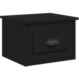  Zidni noćni ormarići 2 kom Crna 41,5 x 36 x 28 cm | shoptok.hr