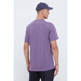 Adidas Bombažna kratka majica vijolična barva | Shoptok.si