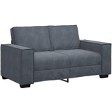  3-dijelni set sofa s jastucima, tamno sivi baršun | shoptok.hr