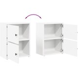  Regal za knjige bijeli 40x24x52 cm od konstruiranog drva | shoptok.hr