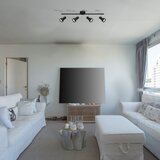 Rabalux konrad spot, GU10 4X max 50W, crna | Eponuda.com