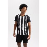 Defacto fit standard fit crew neck sports printed short sleeve athlete t-shirt | ePonuda.com