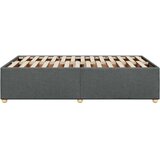 vidaXL Posteljni okvir temno siv 120x190 cm tkanina | Shoptok.si