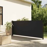  Bočna tenda na uvlačenje crna 100 x 500 cm | shoptok.hr