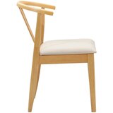  Stolac za blagovanje 2 pcs Prirodna i svijetla | shoptok.hr