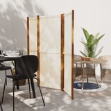 vidaXL Paravan 4-delni kremno bel 280x180 cm Cene