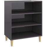  Komoda visoki sjaj siva 57 x 35 x 70 cm od konstruiranog drva | Eponuda.com