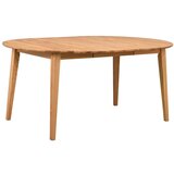 Rowico Okrugao proširiv blagovaonski stol od punog hrasta u prirodnoj boji ø 120 cm Filippa – | shoptok.hr