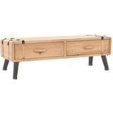 The Living Store Omarica s predali trden les jelke 120x33x35 cm - TV Omarica, (21375294) Cene
