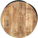  Stolić za kavu crni 60x60x40 cm od grubog masivnog drva manga | shoptok.hr