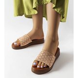 Gemre Pink lacy mules with rhinestones Irvine | Shoptok.si