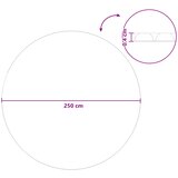  Solarna pokrivača za bazen dodatno teška Ø 250 cm 400 μm Kružni | shoptok.hr