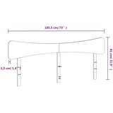  Uzglavlje voštano smeđe 180 cm od masivne borovine | shoptok.hr