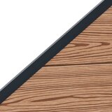 PANEL ograde 11 pcs WPC i aluminij Smeđa | shoptok.hr