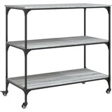 Furnova Kuhinjski voziček siva sonoma 102x50x95 cm inženirski les, (21951334) | Shoptok.si