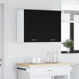 Viseći ormarić s policom Zidne Lyon Crni hrast 80 x 31 x 60 cm | shoptok.hr