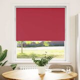 Rolo zavjesa za zamračivanje crvena 110x130 cm Širina tkanine 105,7 cm Poliester | shoptok.hr