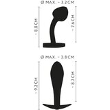 Anos Metal Rainbow - kovinski analni dildo (2 kosa) | Shoptok.si