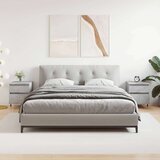vidaXL Noćni ormarići 2 kom boja betona 40x35x50 cm konstruirano drvo | shoptok.hr