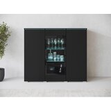 P & B Visoka Komoda Vera 120, Črna, Led | Shoptok.si