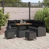  Sjedeća garnitura za vrt 8 kom. poliratan 178.5 x 178.5 x 85 cm | shoptok.hr