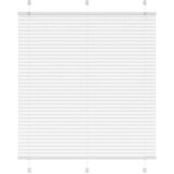 vidaXL Plisirana roleta bijela 115x100 cm širina tkanine 114,4 cm | shoptok.hr