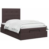  Krevet od pjene s madracem i LED-om Tamno smeđa 120 x 200 cm | shoptok.hr