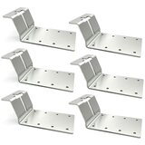 INF 6 pakiranj Heavy Duty T-Post nosilec za lesen drog Silver, (21383655) Cene