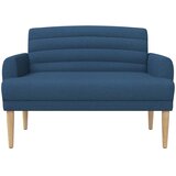  Ljubavni kauč s gumbima Plava 116 x 67 x 80 cm Tkanina | Eponuda.com