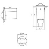  Ugradna LED lampa ALDO 2L WH | Eponuda.com